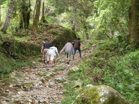 Boquete hiking up a steep hill – Best Places In The World To Retire – International Living